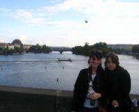 Emma and Antonia in Prague
